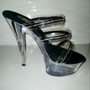 Pleaser Black Heel